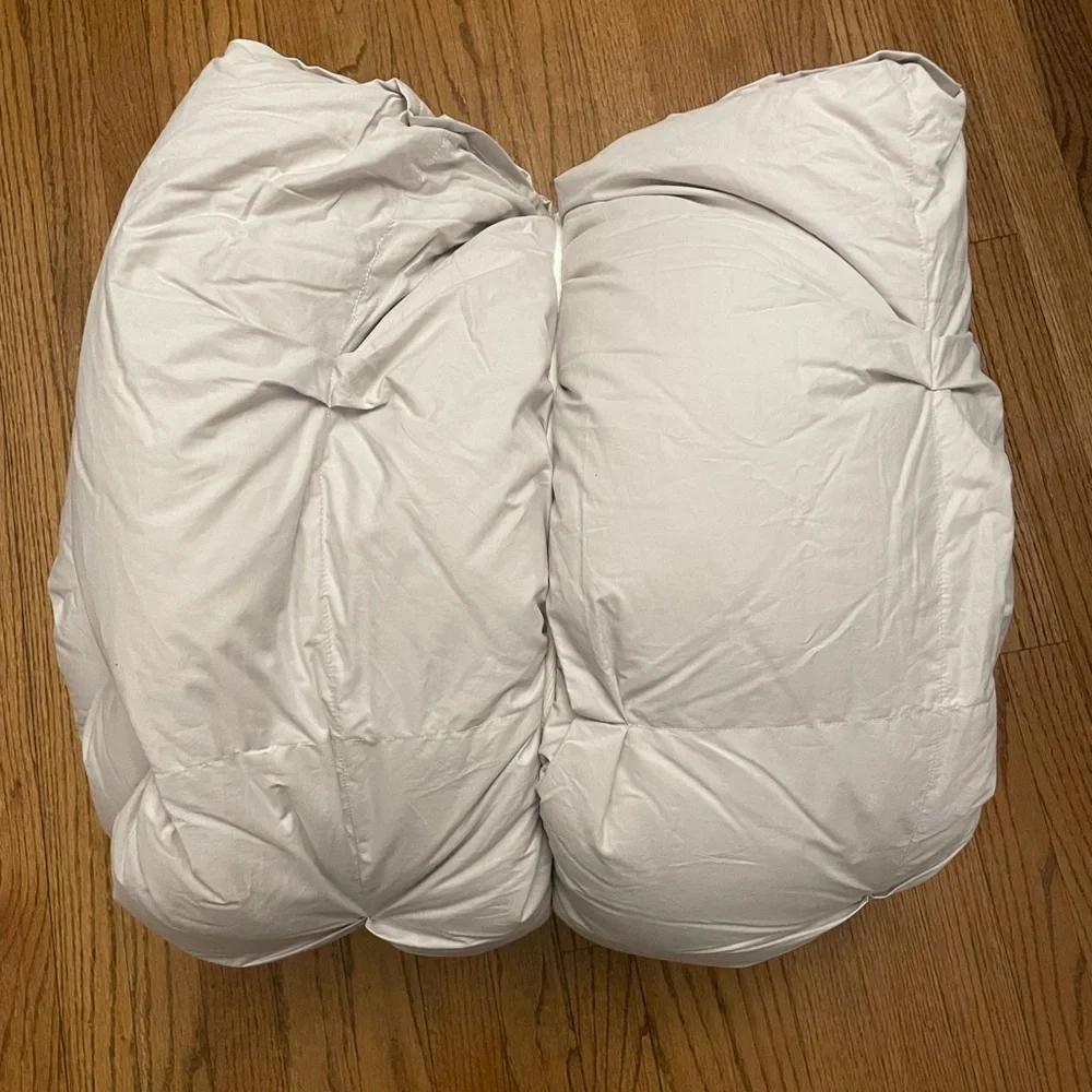 Parachute Organic Cotton Puff Comforter Mist Queen